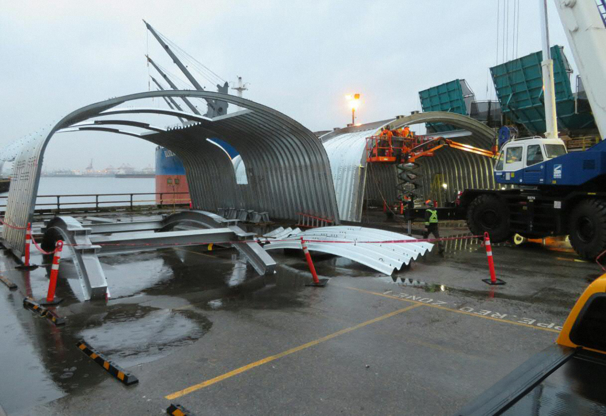 Armtec: Couvert contre la poussière pour les terminaux en vrac Neptune. Project Image 2