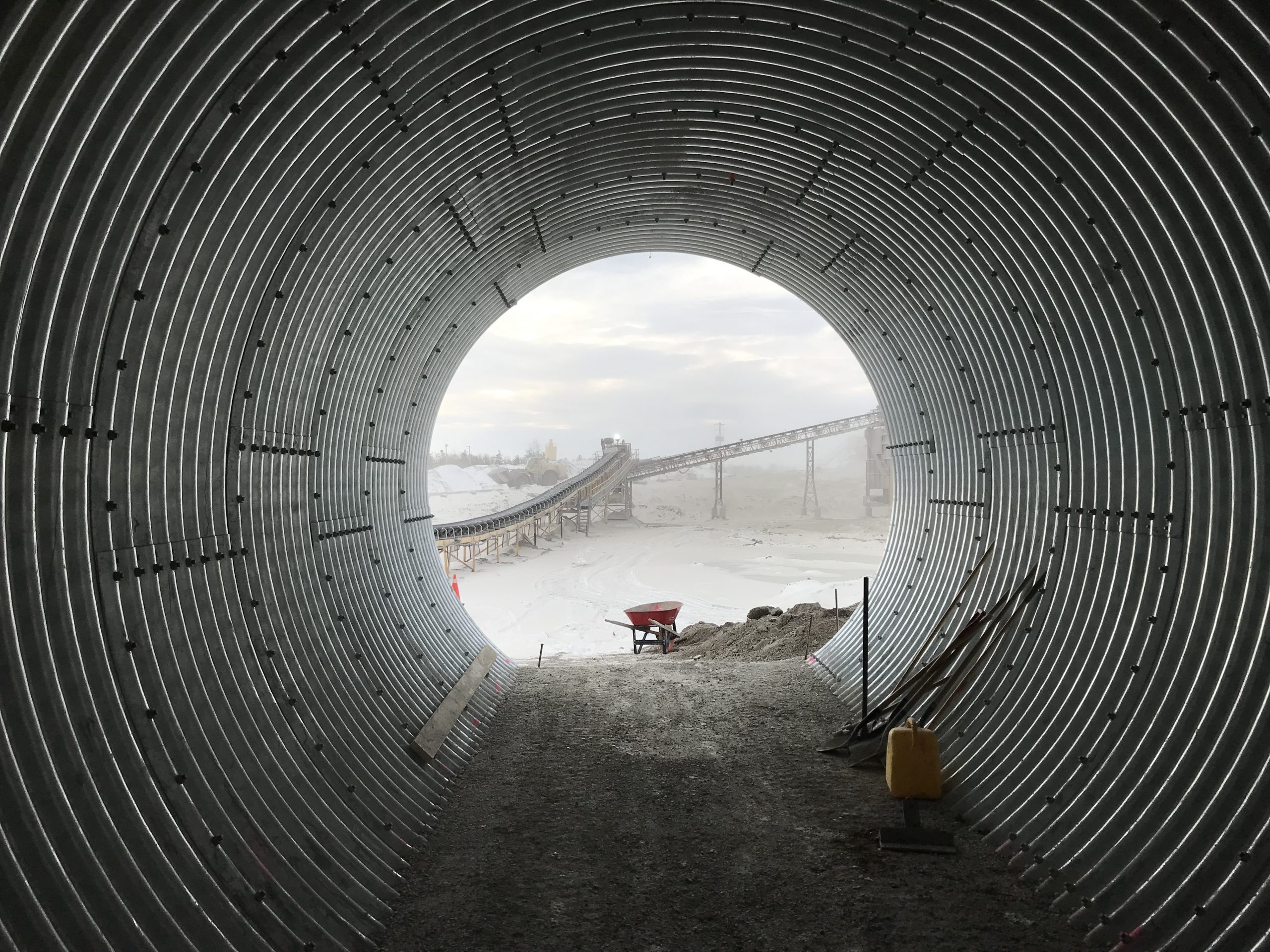 Armtec: Carden Quarry Stockpile Tunnel. Project Image 1